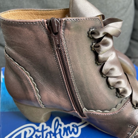 Size 6 Leather Booties Portofino. made in Spain - Picture 10 of 14